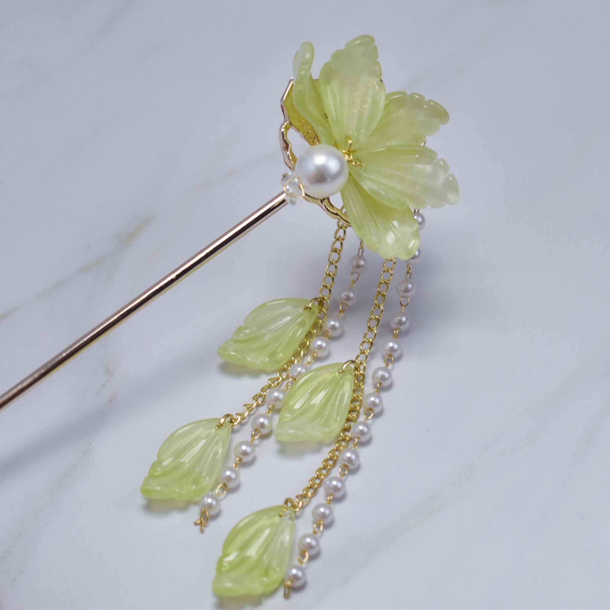 Lemon Blossom Tassel Hairpin