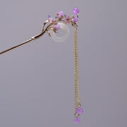 Butterfly Blossom Jade Ring Hairpin