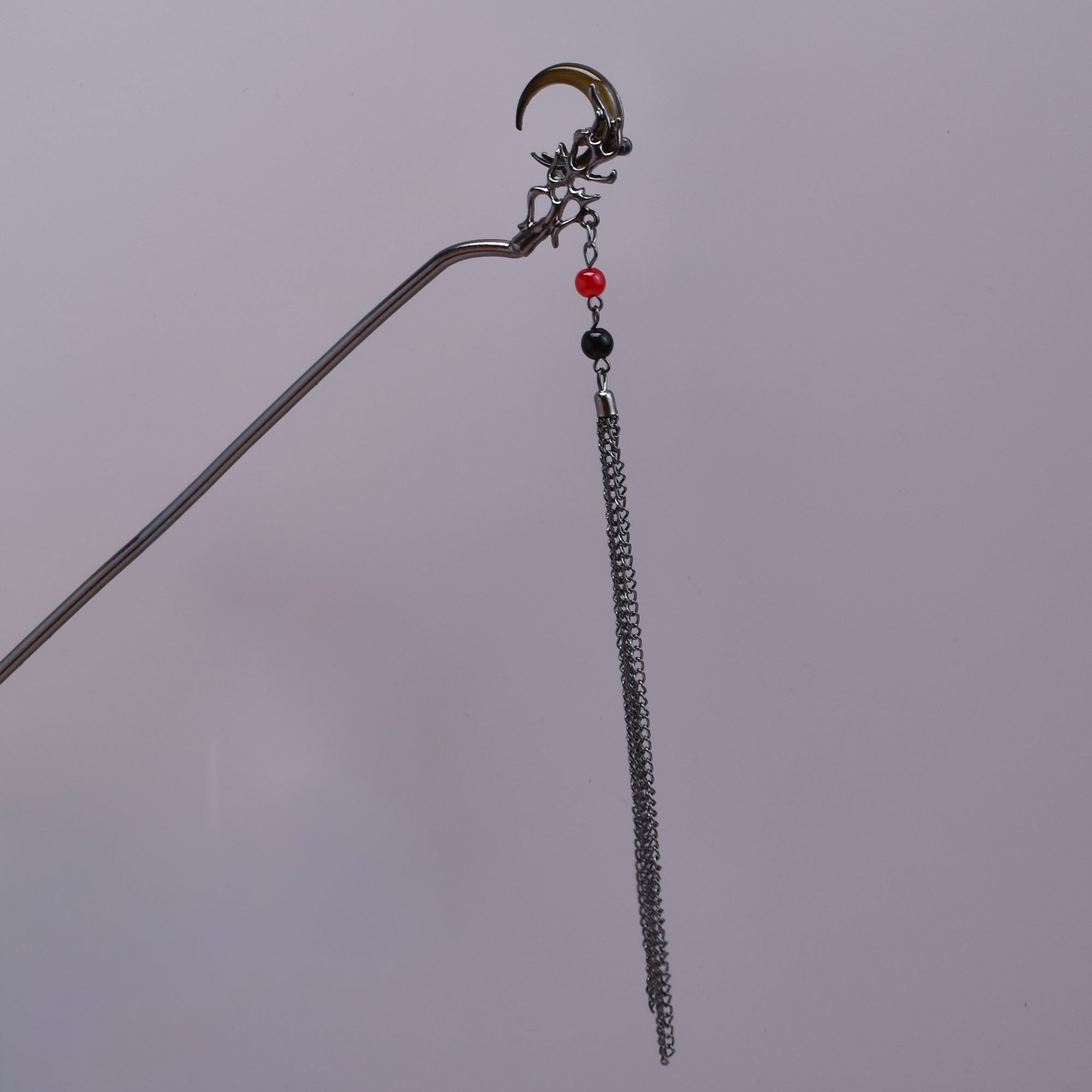 Midnight Moon Warrior Hairpin