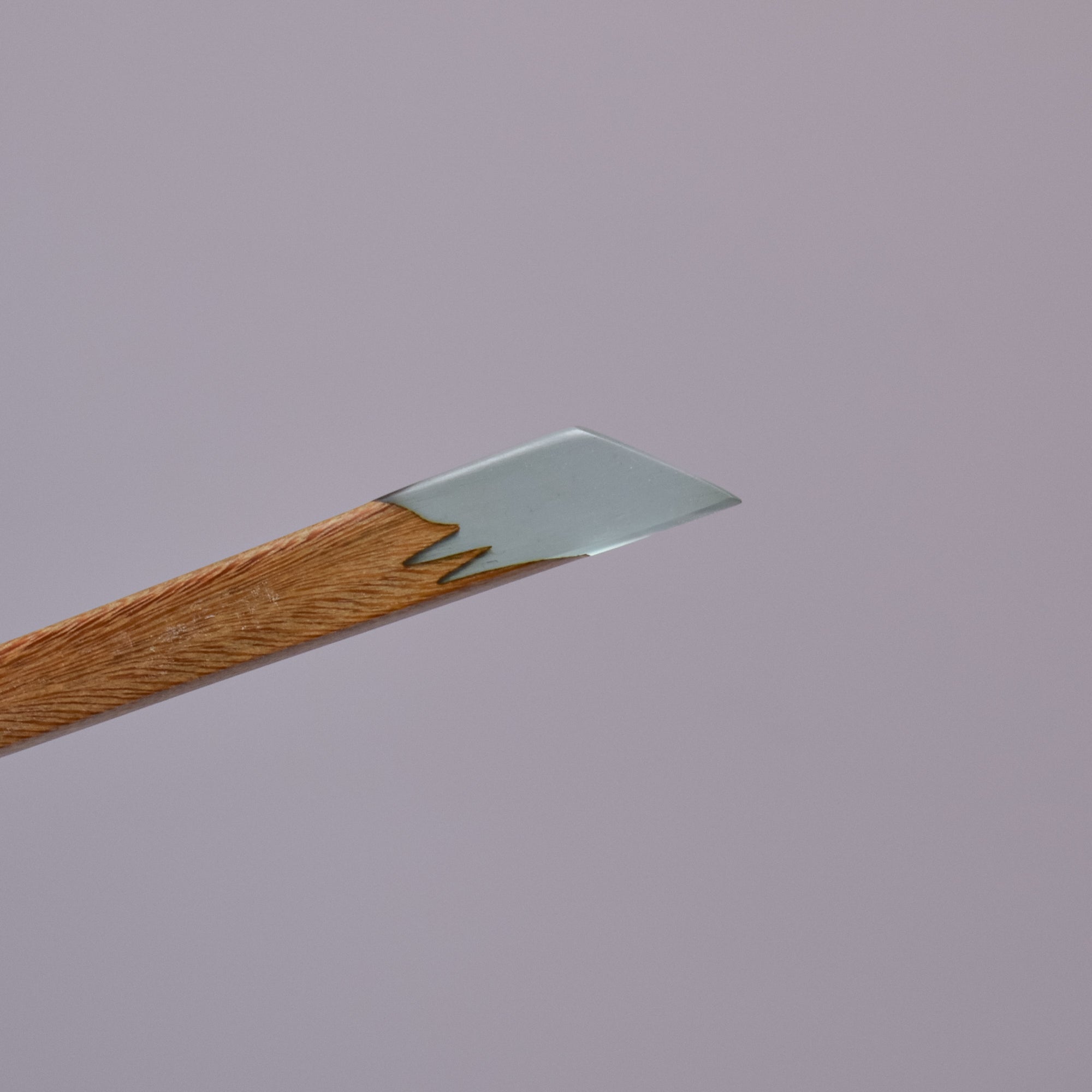 Handcrafted Resin-Tip Wooden Hair Stick – Glacier Mint