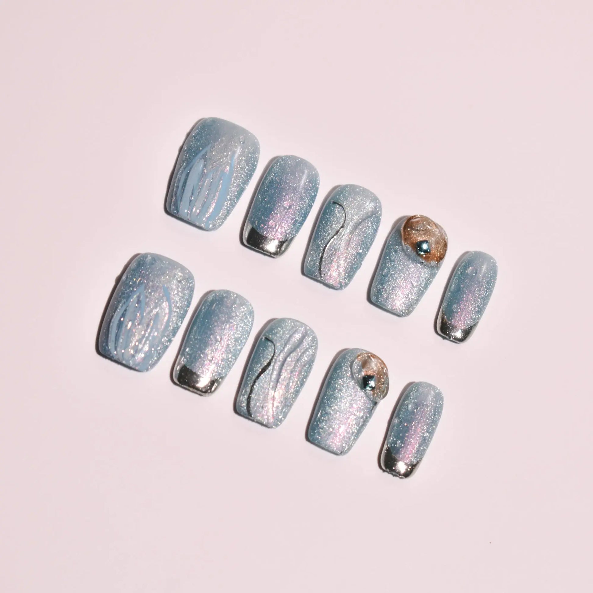 Draft Nailset B1B33 Bling Empire