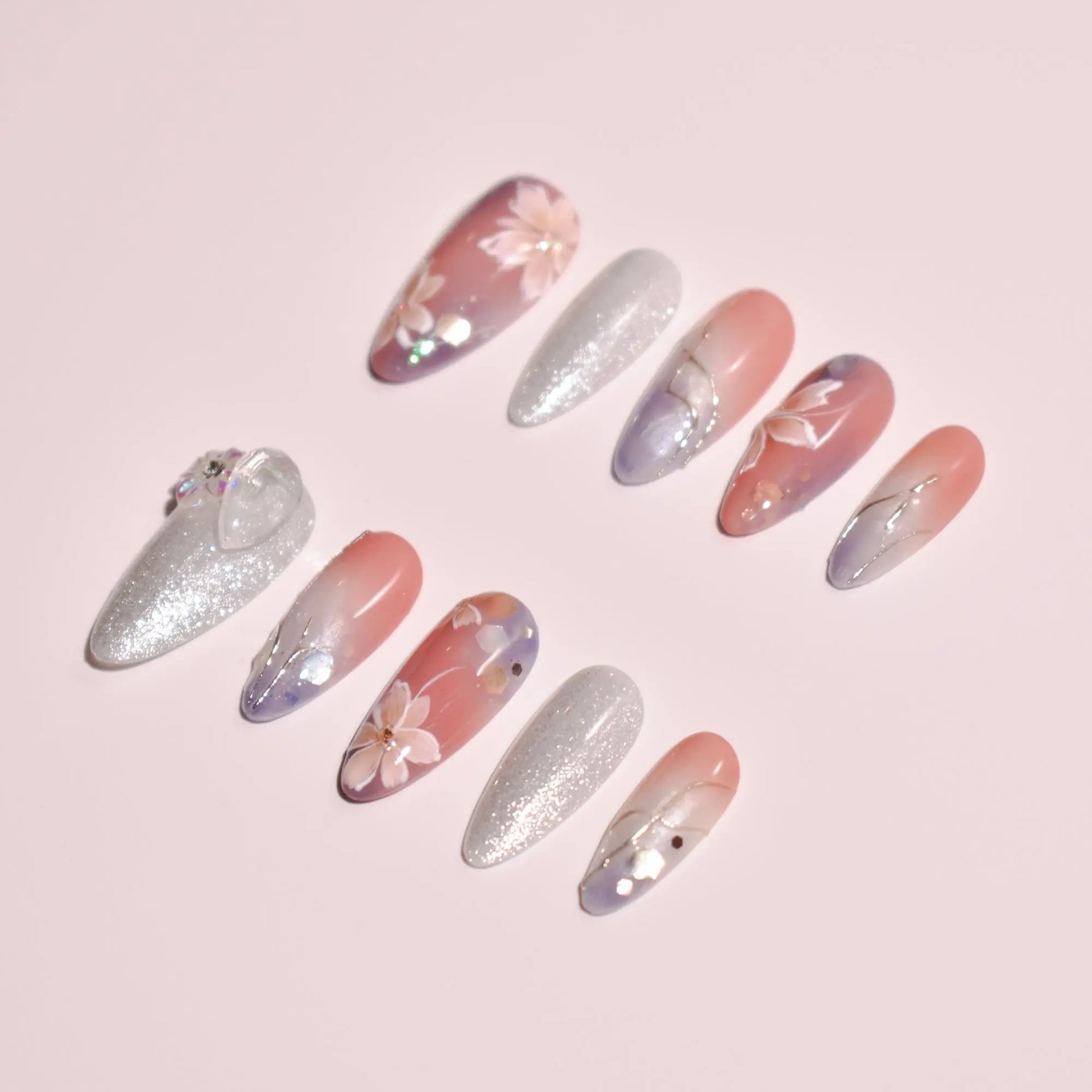 Draft Nailset B1B06 Bling Empire