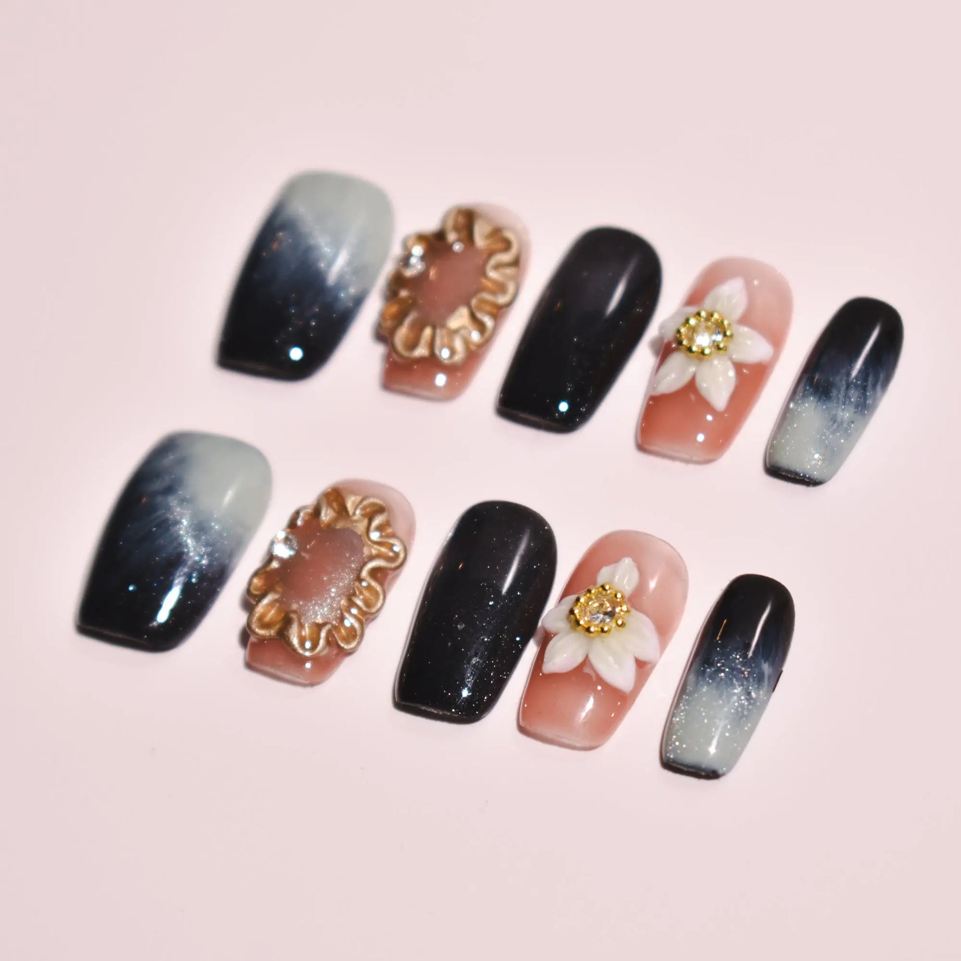 Draft Nailset B1B01 Bling Empire