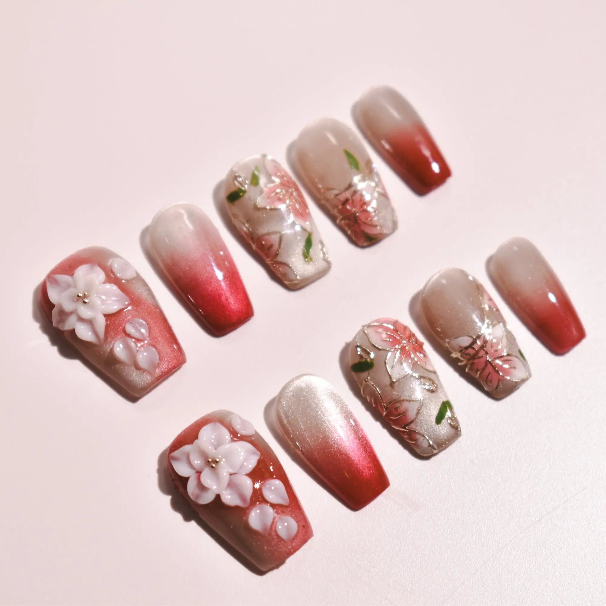 Draft Nailset B1B08 Bling Empire