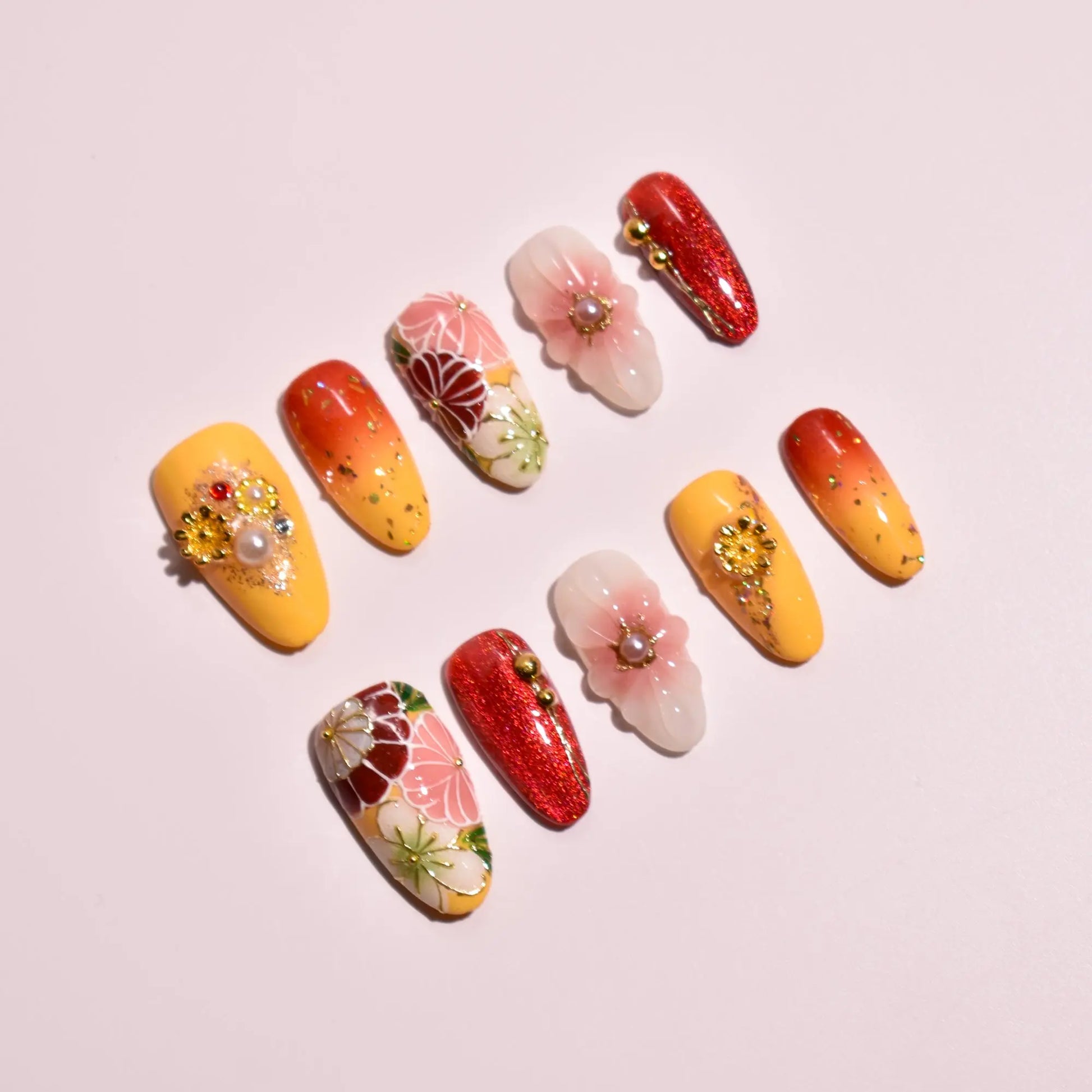 Draft Nailset B1B57 Bling Empire