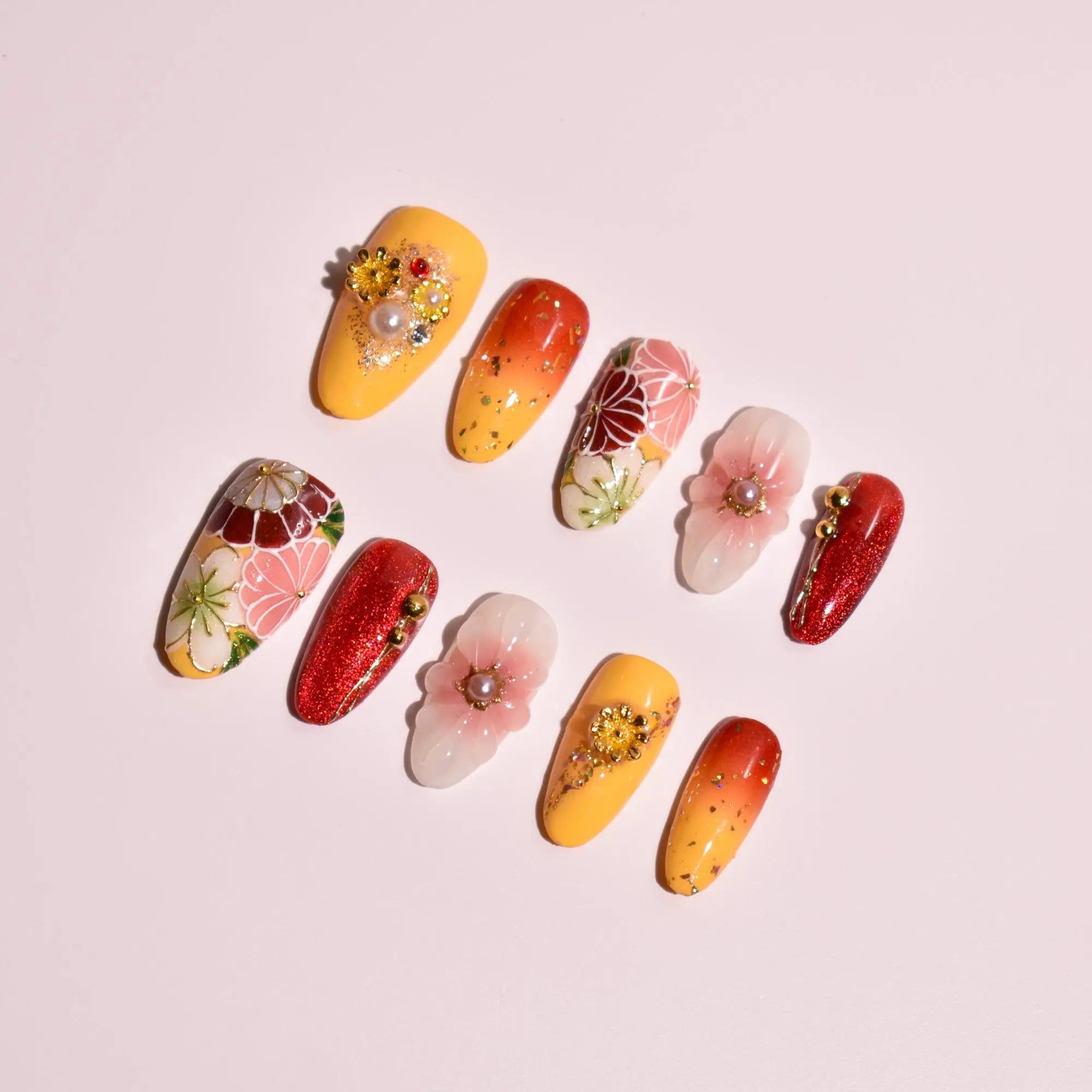 Draft Nailset B1B57 Bling Empire