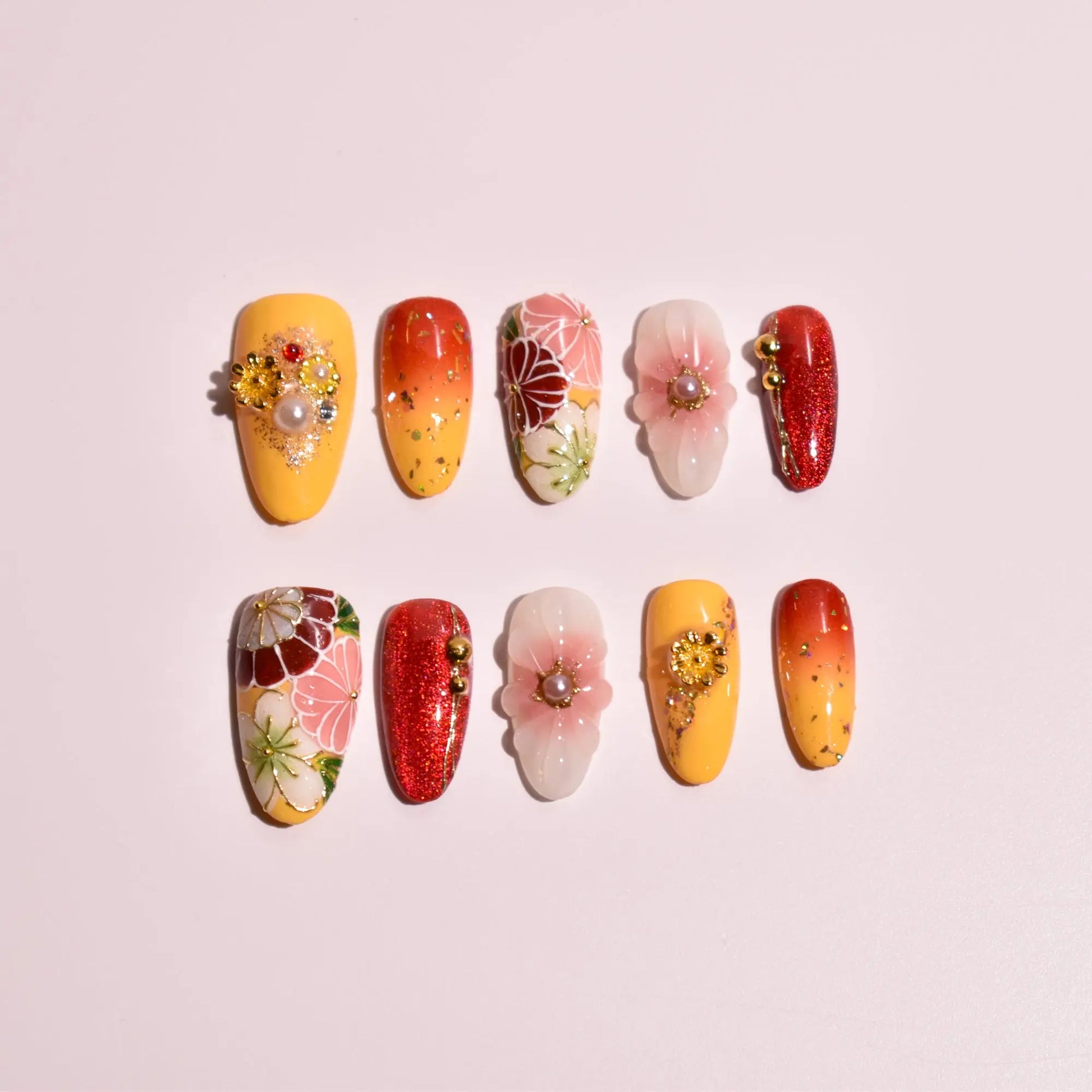 Draft Nailset B1B57 Bling Empire