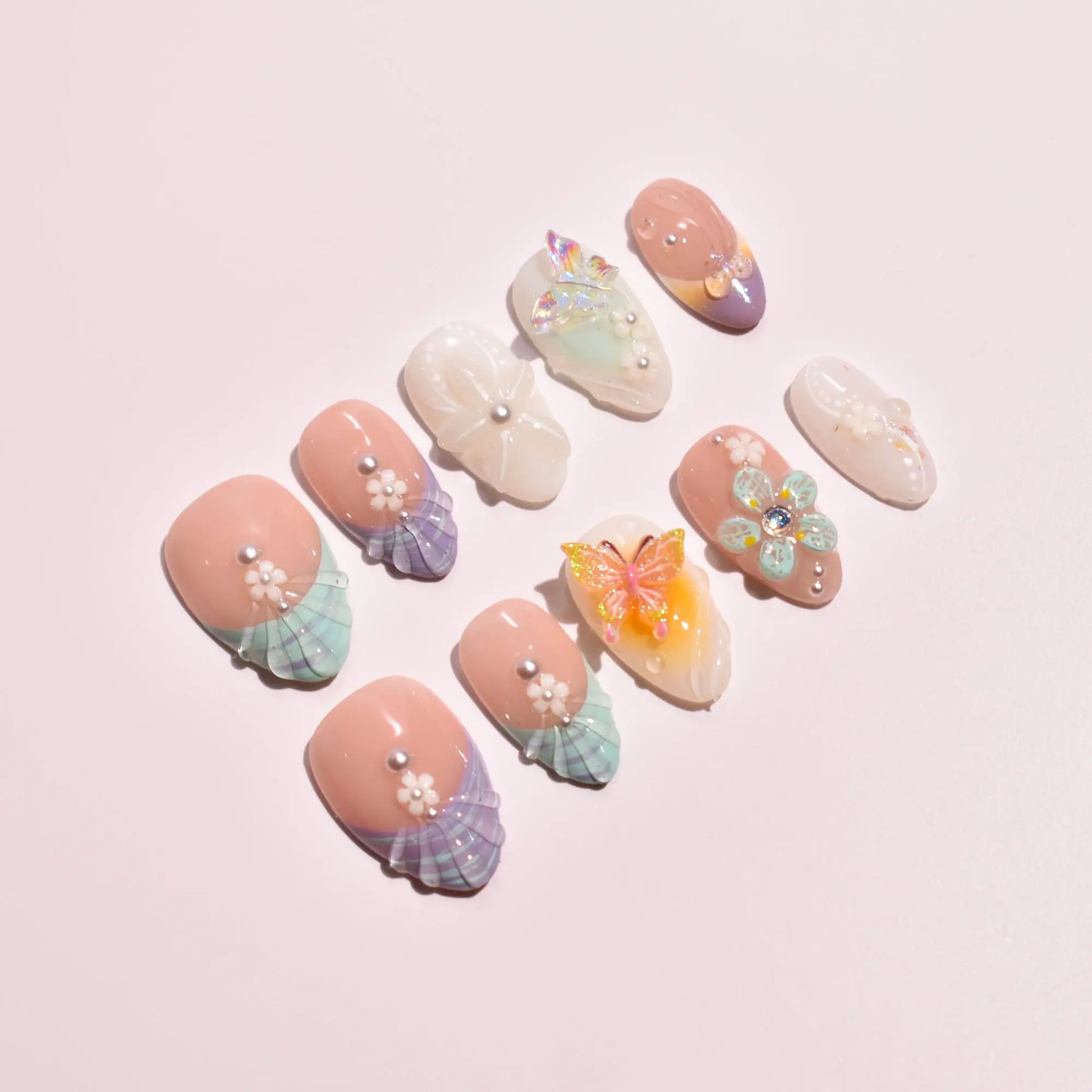 Draft Nailset B1B53 Bling Empire