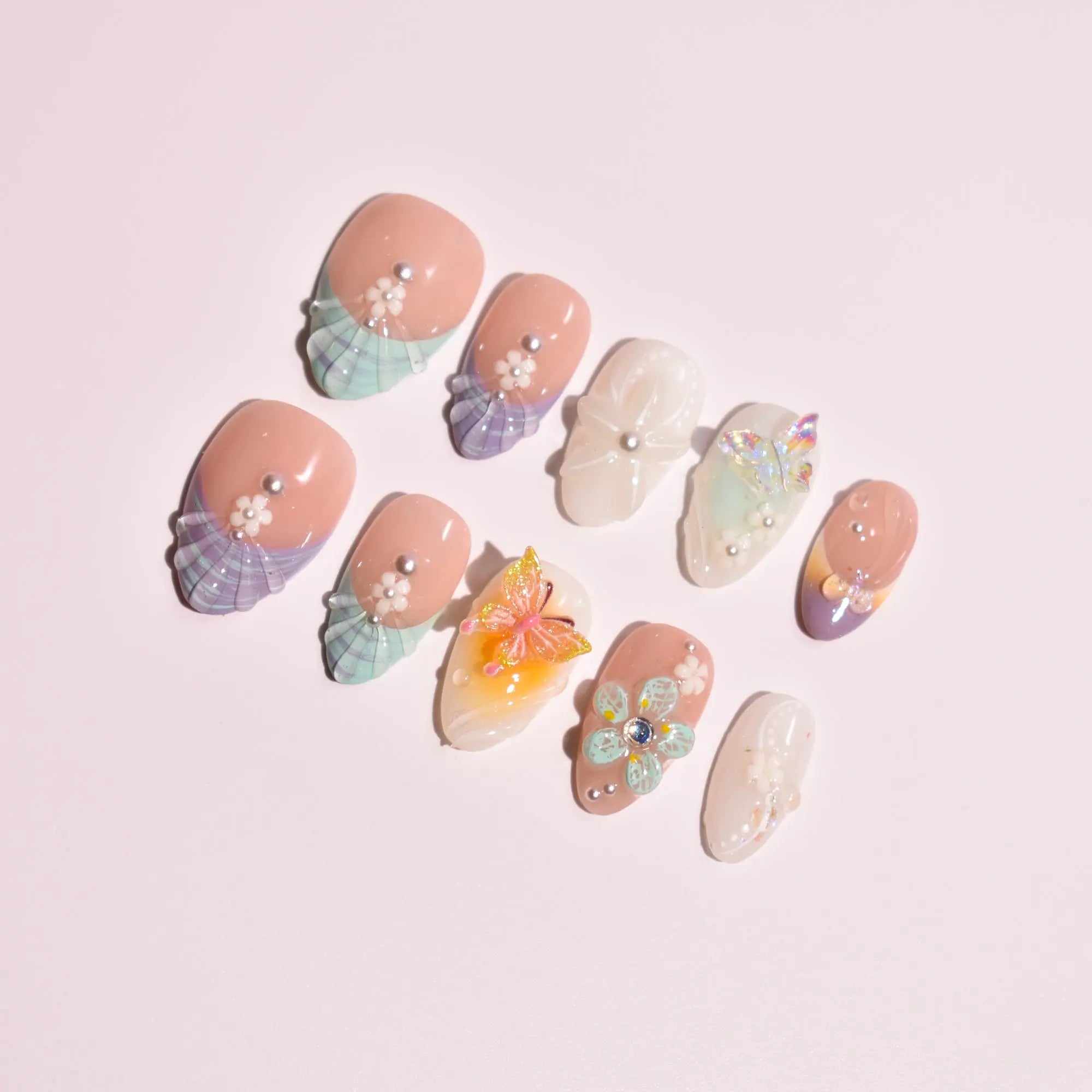 Draft Nailset B1B53 Bling Empire