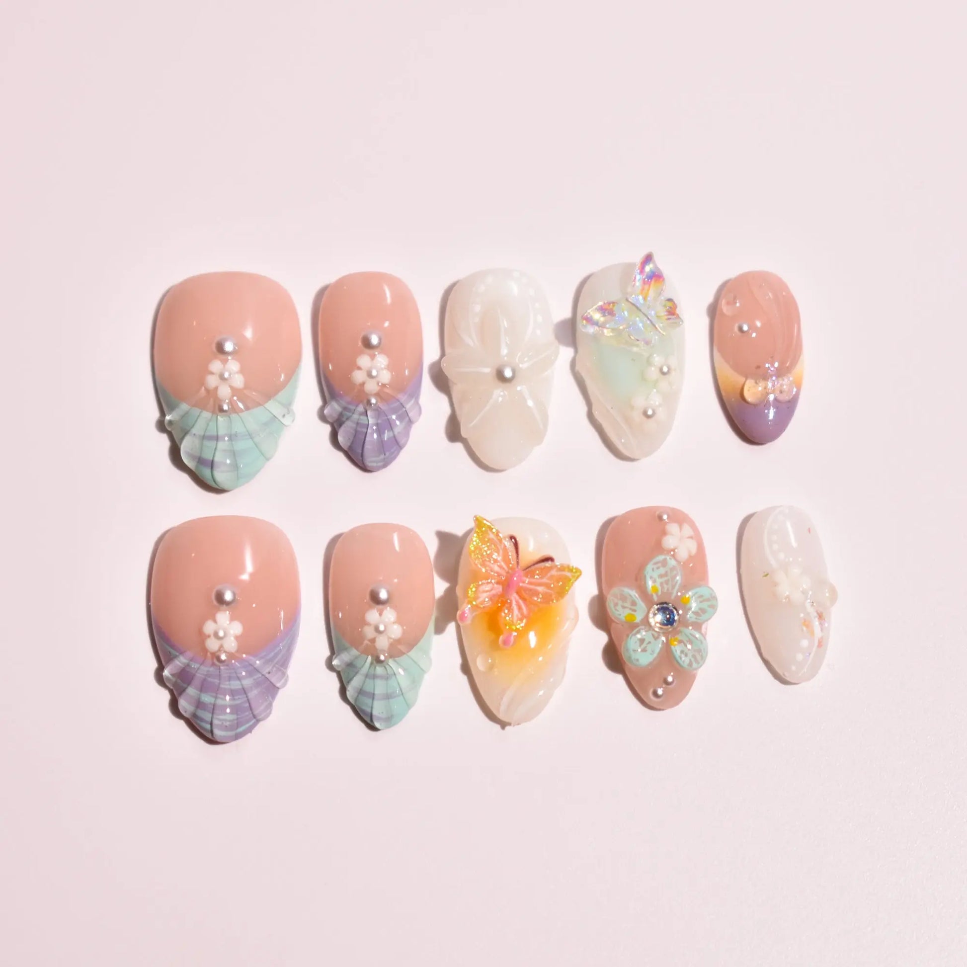 Draft Nailset B1B53 Bling Empire