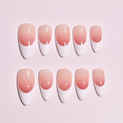 Handmade Classic Medium Almond French Tip