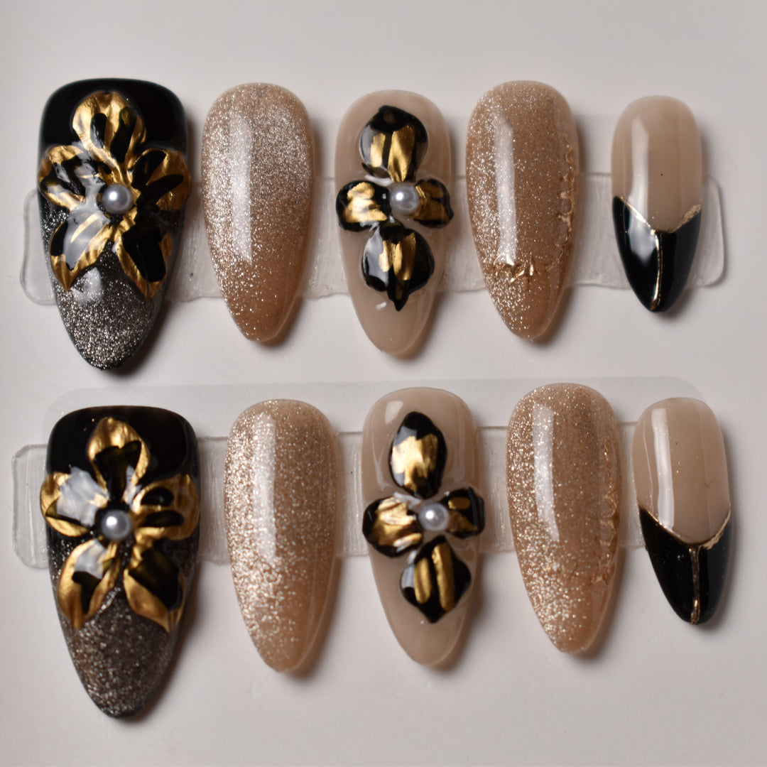 KUROKIN NO HANA (黒金の花) – “Black and Gold Blossoms” B1O30