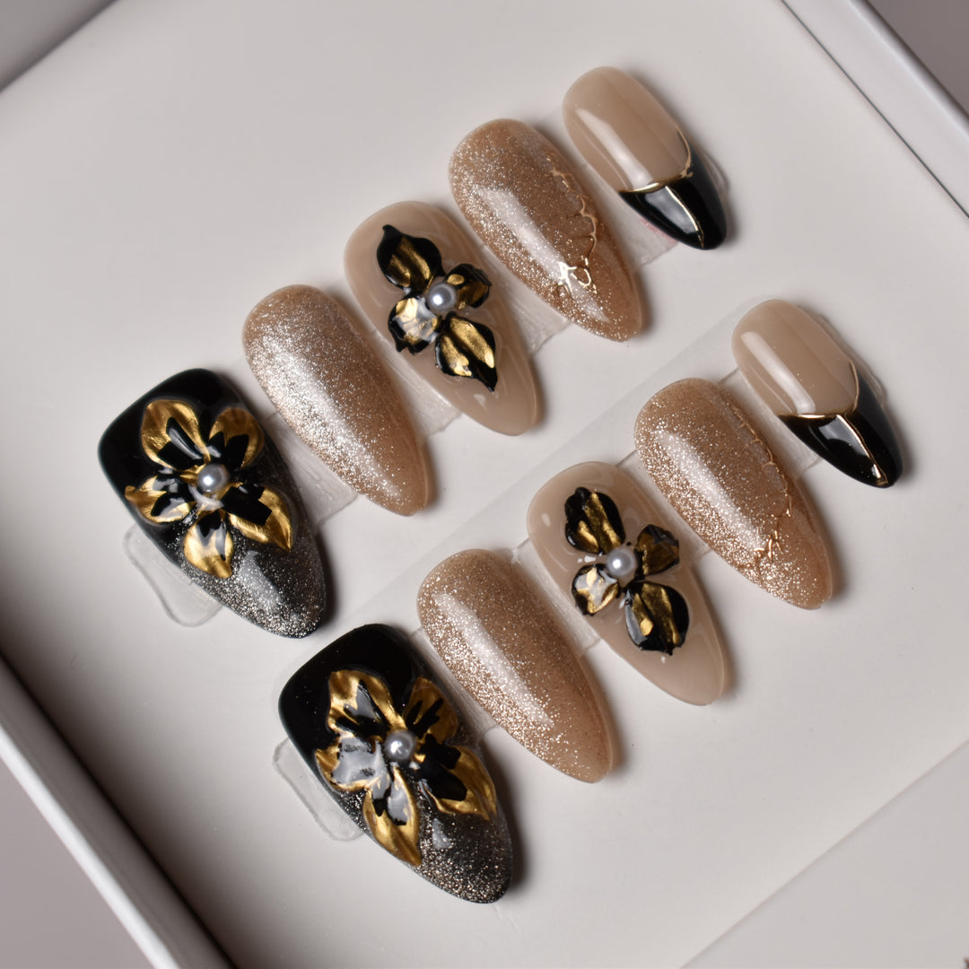 UROKIN NO HANA (黒金の花) – “Black and Gold Blossoms” B1O13
