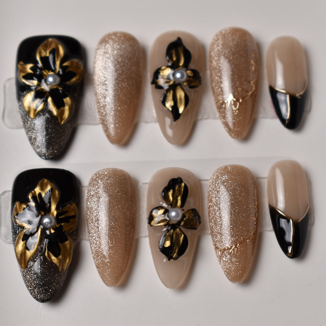 UROKIN NO HANA (黒金の花) – “Black and Gold Blossoms” B1O13