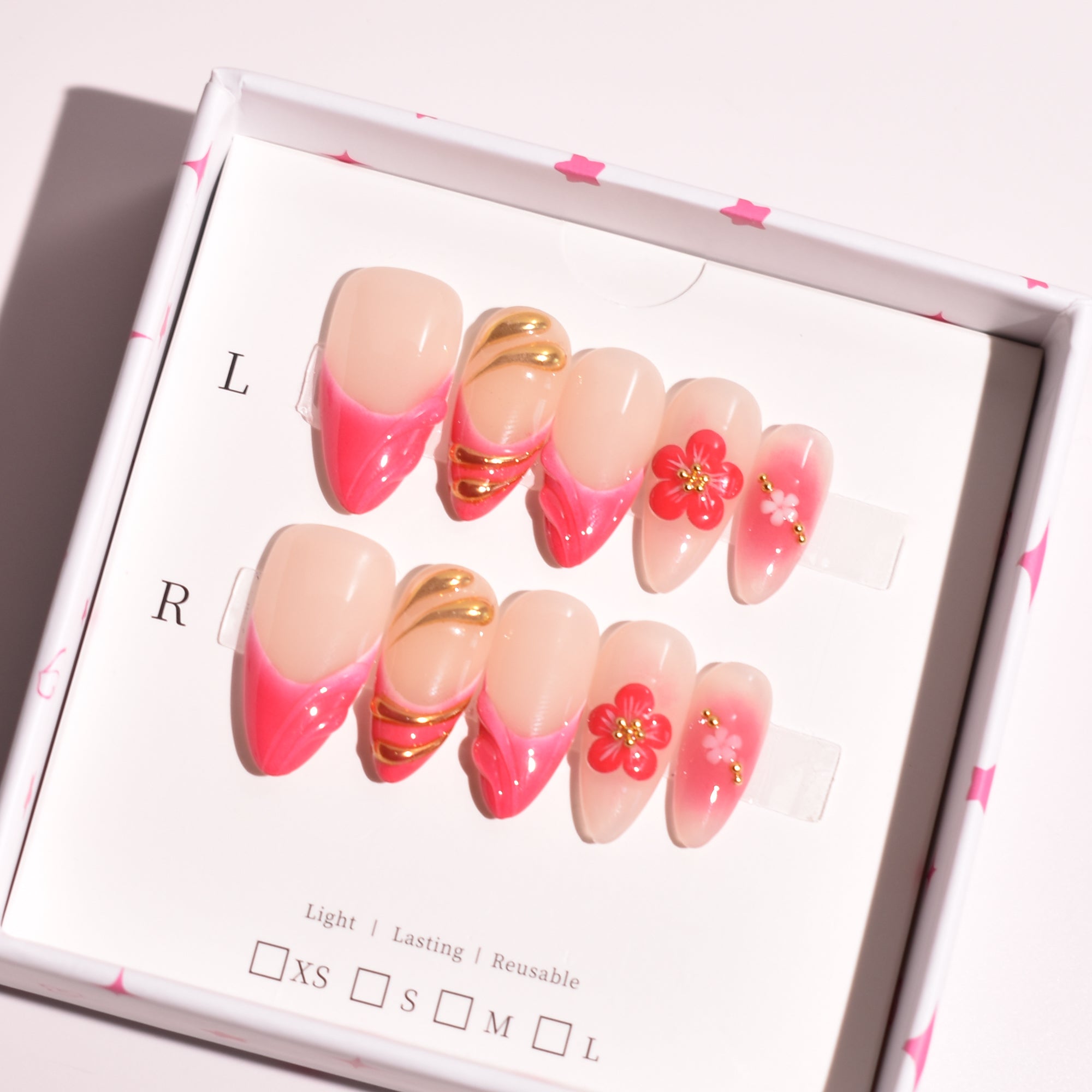 Rosecurrent Almond Press-On Nails | b3B04