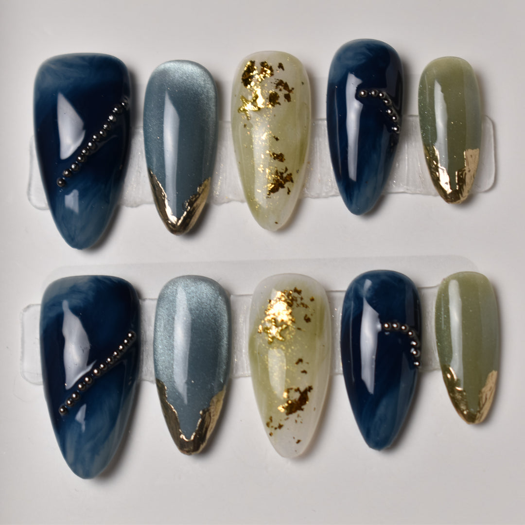 RYOKUAI NO KIN (緑藍の金) – “Emerald and Indigo Gold” B1O1