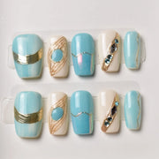 Umi no Takarabako (海の宝箱) – “Ocean’s Treasure Box” Bling Empire Nails
