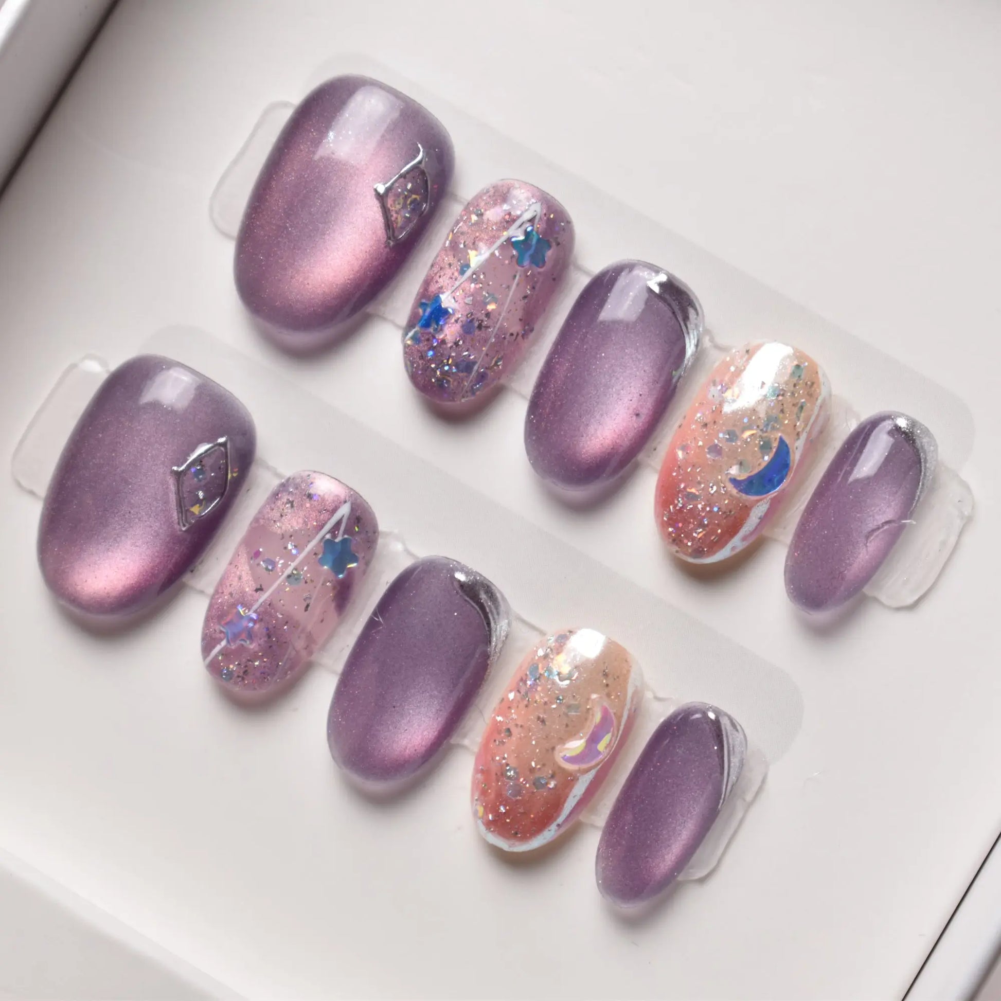 Hoshi no Yume (星の夢) – “Dream of Stars” Bling Empire Nails