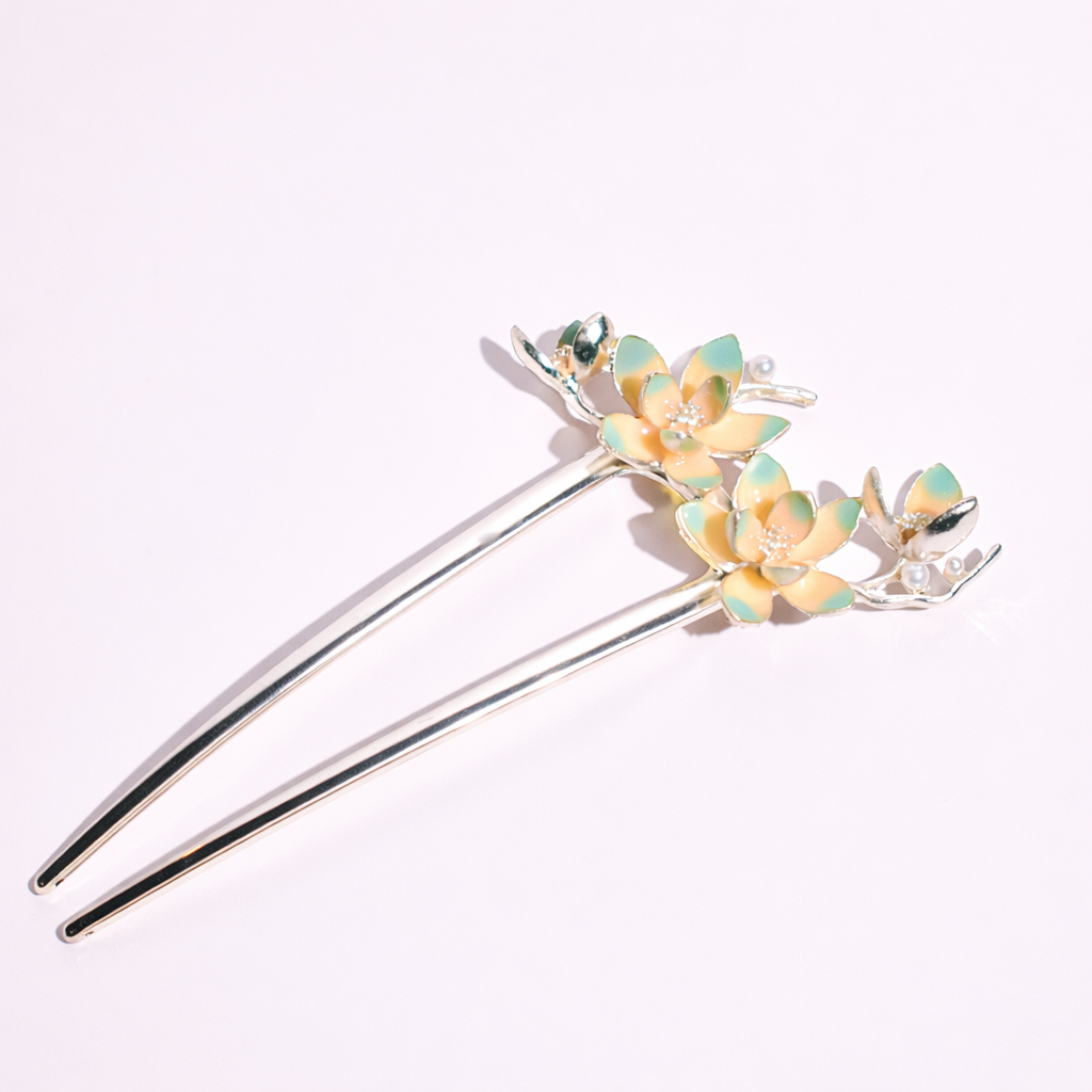 Handmade Floral Hair Pin Set
