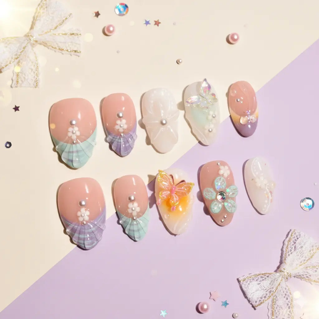 Draft Nailset B1B53 Bling Empire