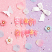 Blush Petal Dream – Medium Almond Press-On Nails | b3B34
