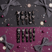 Gothic Black Coffin Press-On Nails