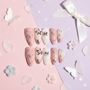 Coquette Starlight – Medium Almond Press-On Nails | b3B39