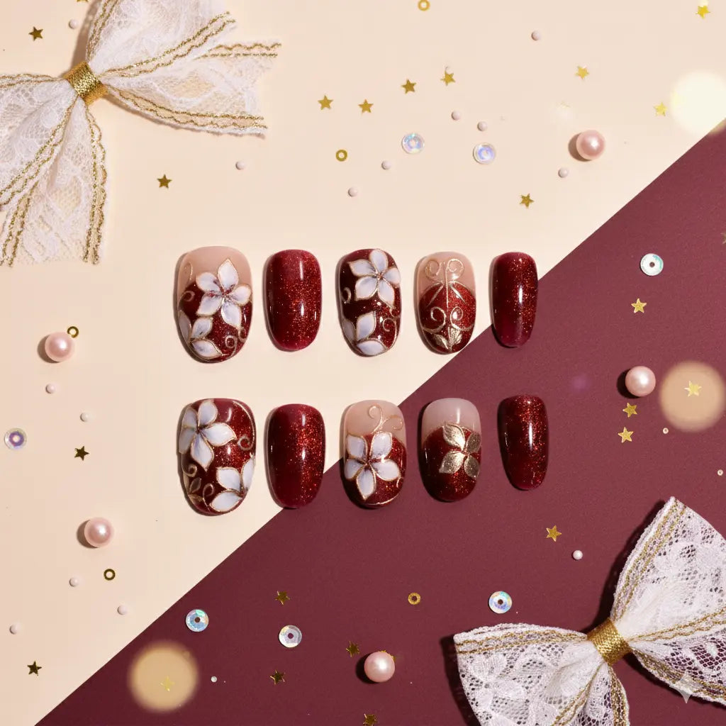 Draft Nailset B1B58 Bling Empire